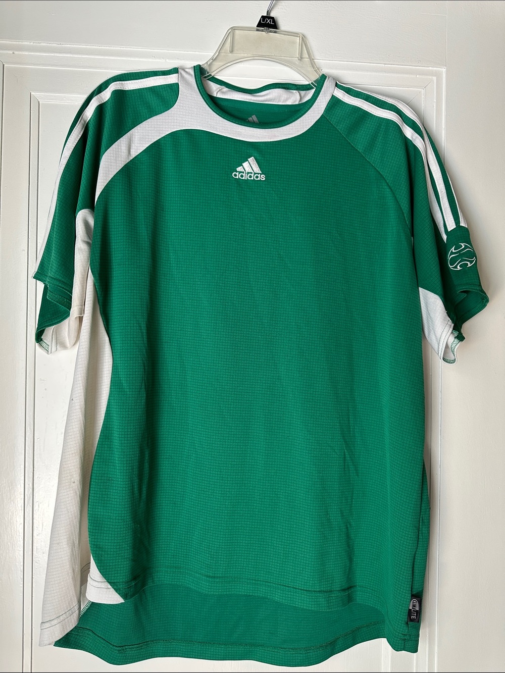 adidas Green and White Men's Soccer Jersey